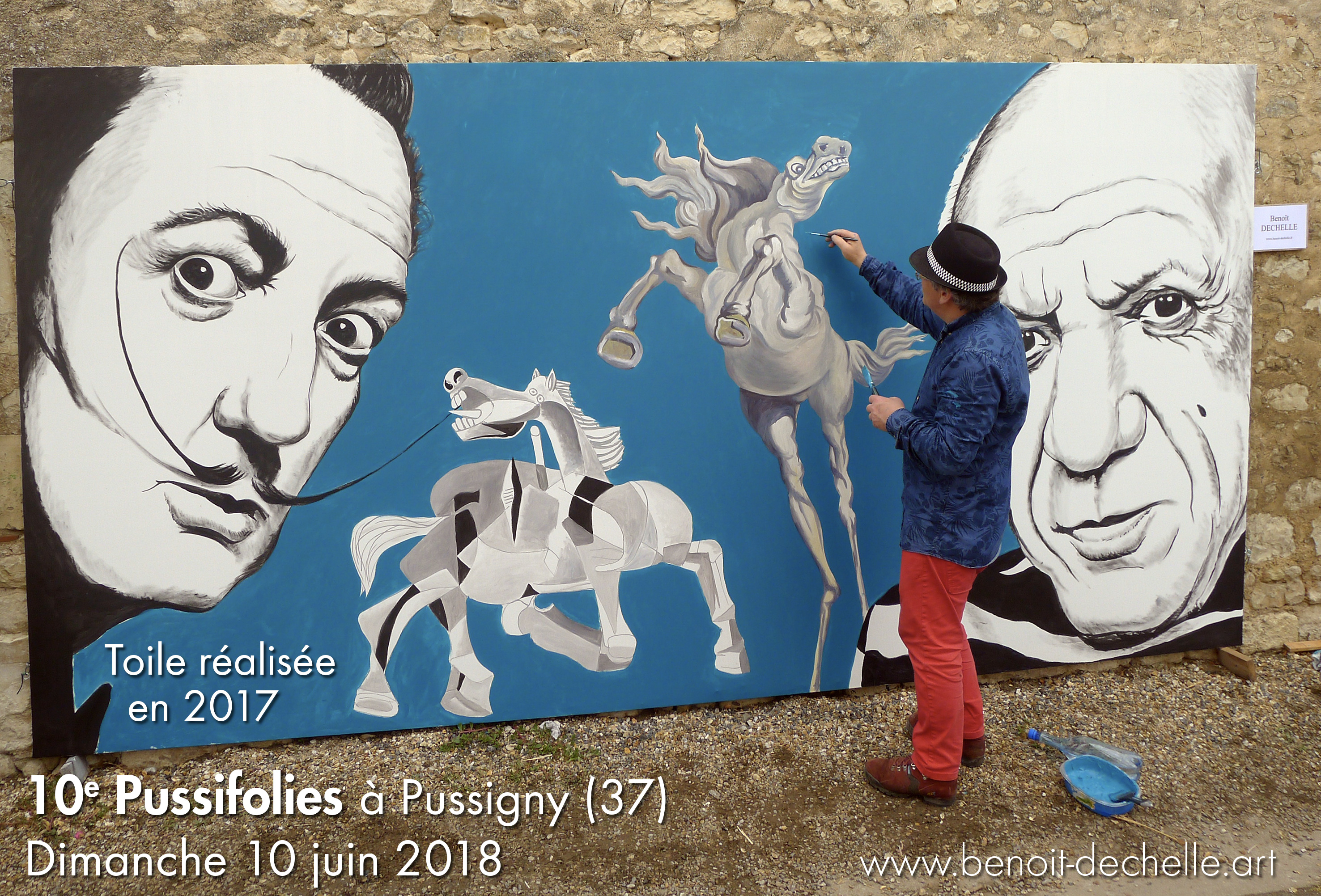 Pussifolies2018BenoitDechelleDaliPicasso2017 Benoît Déchelle
